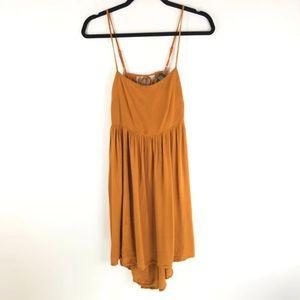 Wild fable orange high to low dress NWT